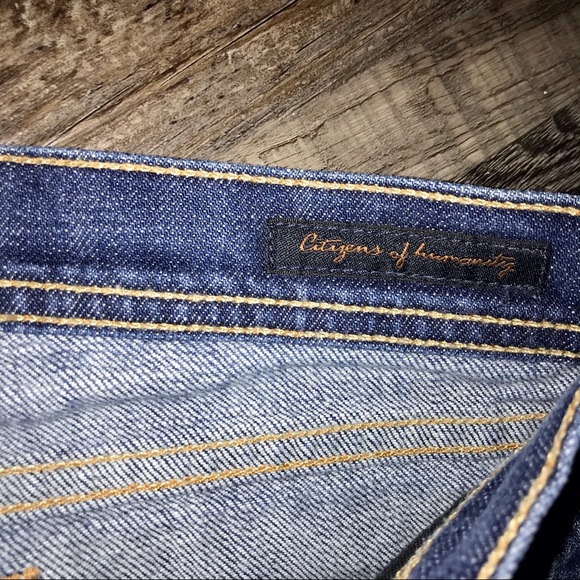 Y2K Fit&Flare Type Citizens of Humanity Light Blue Low-Rise Jeans - Picture 8 of 12